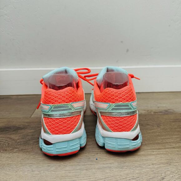 ASICS Gel Flux Running Shoe Blue And Orange Women’s Size 9 - Picture 6 of 11